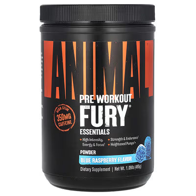 ANIMAL | Pre-workout Fury - Blue Raspberry.