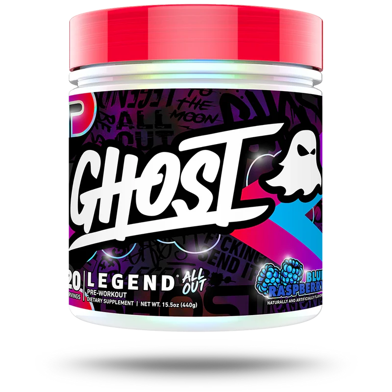 GHOST | Legend All Out Pwo - Blue Raspberry