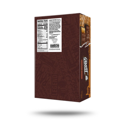 GHOST | BARRA DE PROTEINA 12 PZA - CHOCOLATE CARAMEL