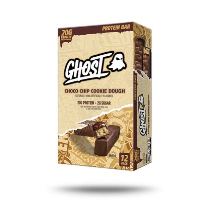 GHOST | BARRA DE PROTEINA 12 PZA - CHOCOLATE CHIP COOKIE