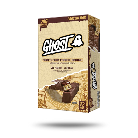 GHOST | BARRA DE PROTEINA 12 PZA - CHOCOLATE CHIP COOKIE