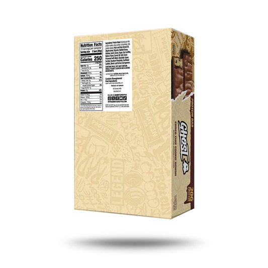 GHOST | BARRA DE PROTEINA 12 PZA - CHOCOLATE CHIP COOKIE