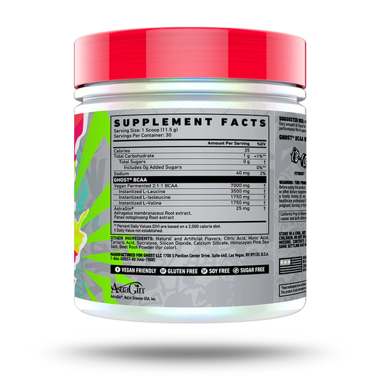 GHOST | BCAA 30 Serv - Sour Strawberry Watermelon