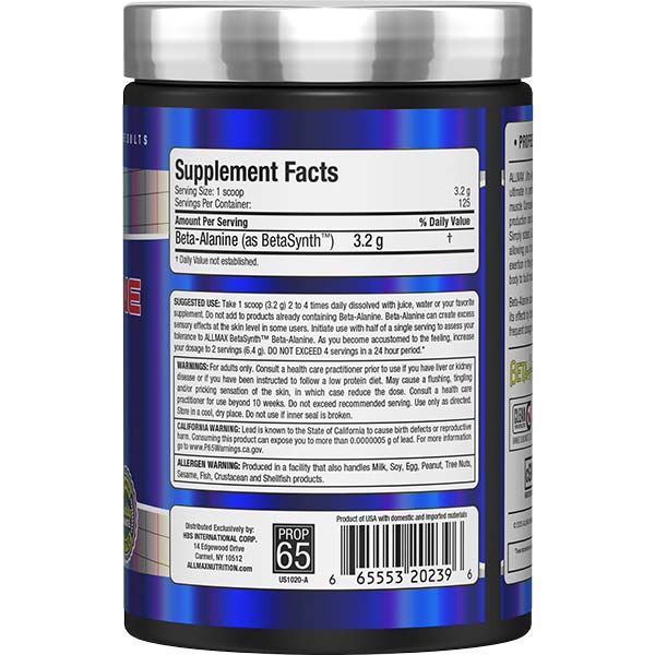 ALLMAX | Beta Alanina - 400 gr