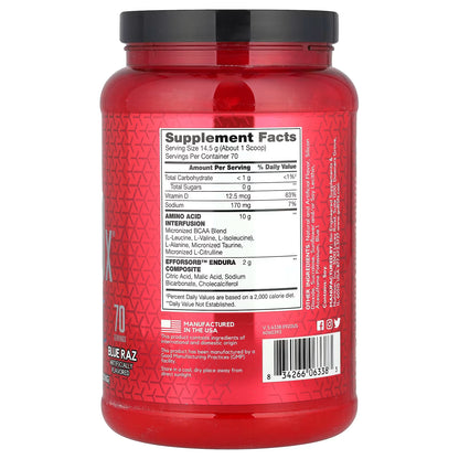 BSN | Amino X 70 Serv - Blue Raspberry