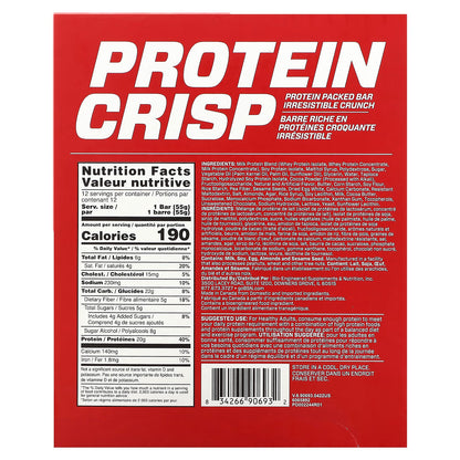 BSN | Barra de Proteína Crips 12 pza - Salted Toffee Pretzel