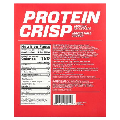 BSN | Barra de Proteína Crips 12 pza - Vainilla Marshmallow