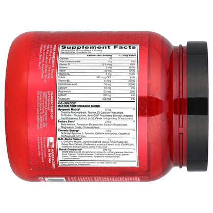 BSN | No-Xplode 3.0 Pre-entreno - Blue Raspberry