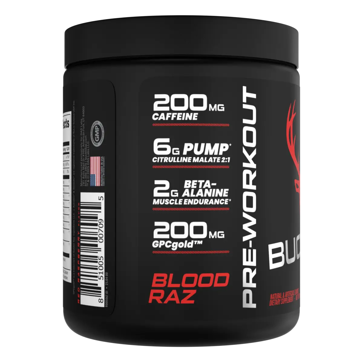 BUCKED UP | Pre-entreno / 30 Serv - Blood Raz