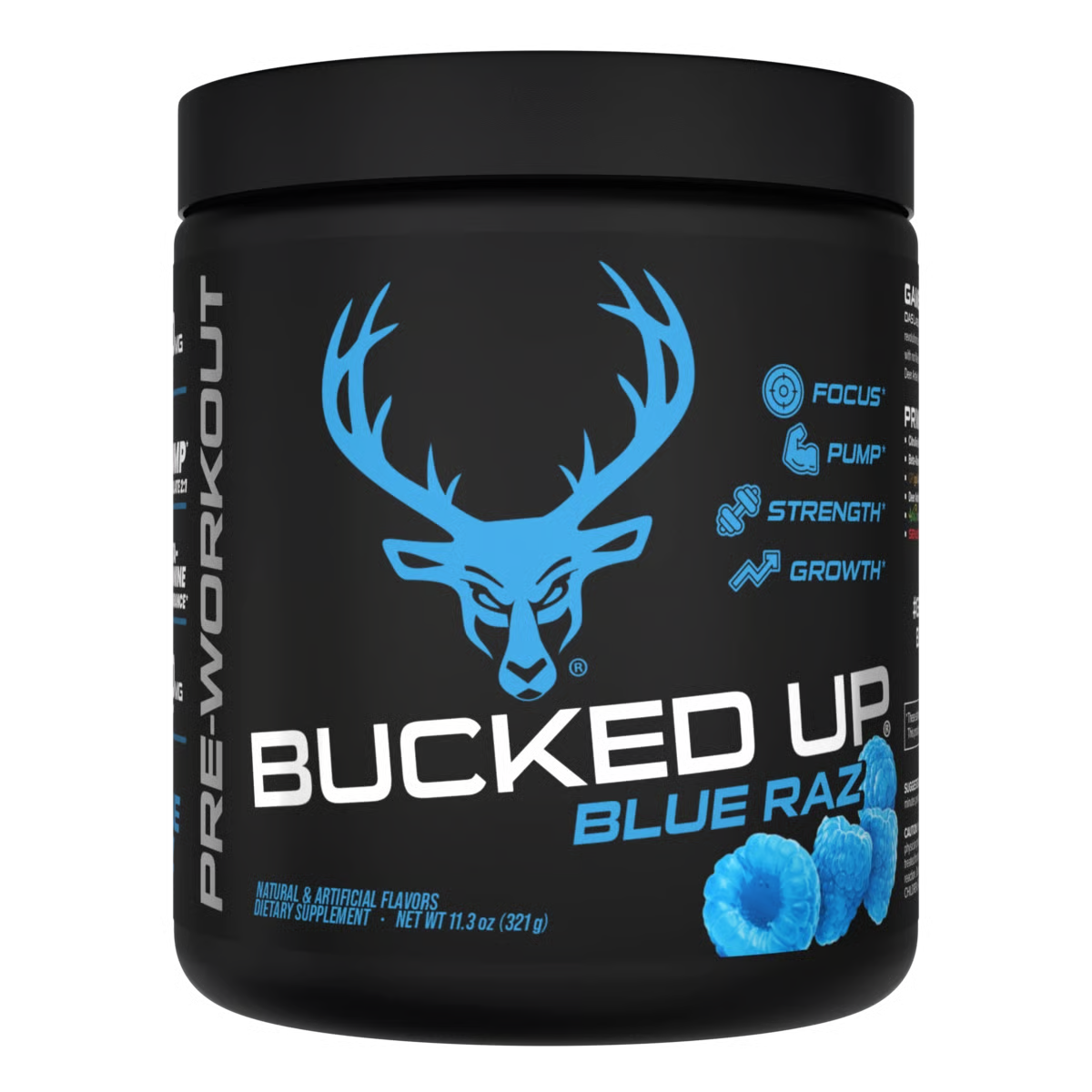 BUCKED UP | Pre-entreno / 30 Serv - Blue Razz