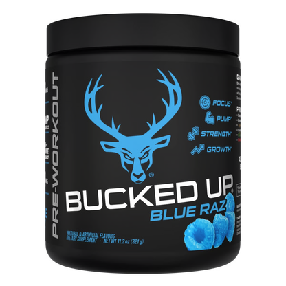 BUCKED UP | Pre-entreno / 30 Serv - Blue Razz