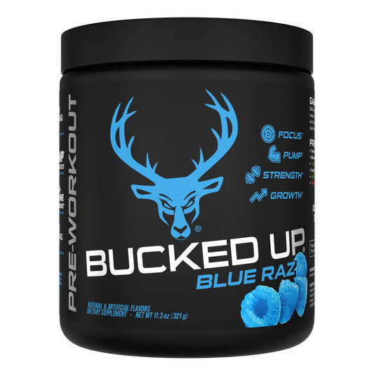BUCKED UP | Pre-entreno / 30 Serv - Blue Razz
