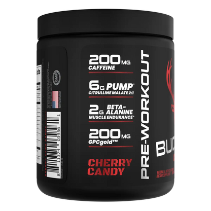 BUCKED UP | Pre-entreno / 30 Serv - Cherry Candy