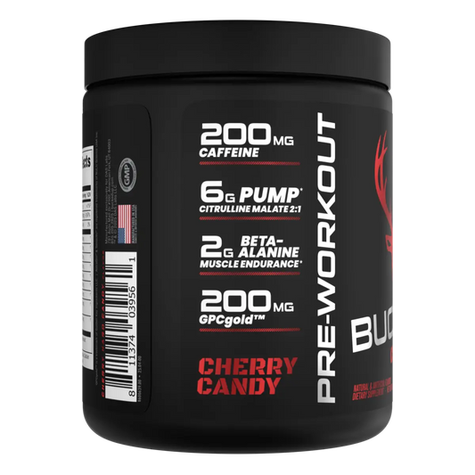 BUCKED UP | Pre-entreno / 30 Serv - Cherry Candy