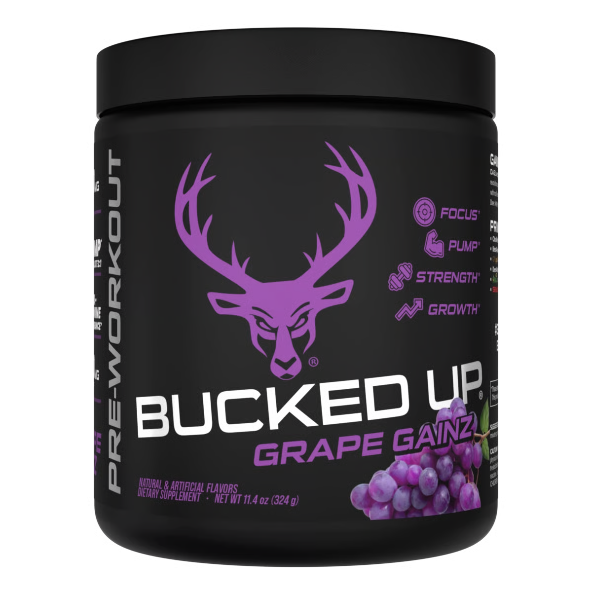 BUCKED UP | Pre-entreno / 30 Serv - Grape Gainz