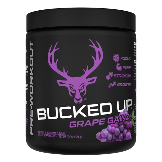BUCKED UP | Pre-entreno / 30 Serv - Grape Gainz