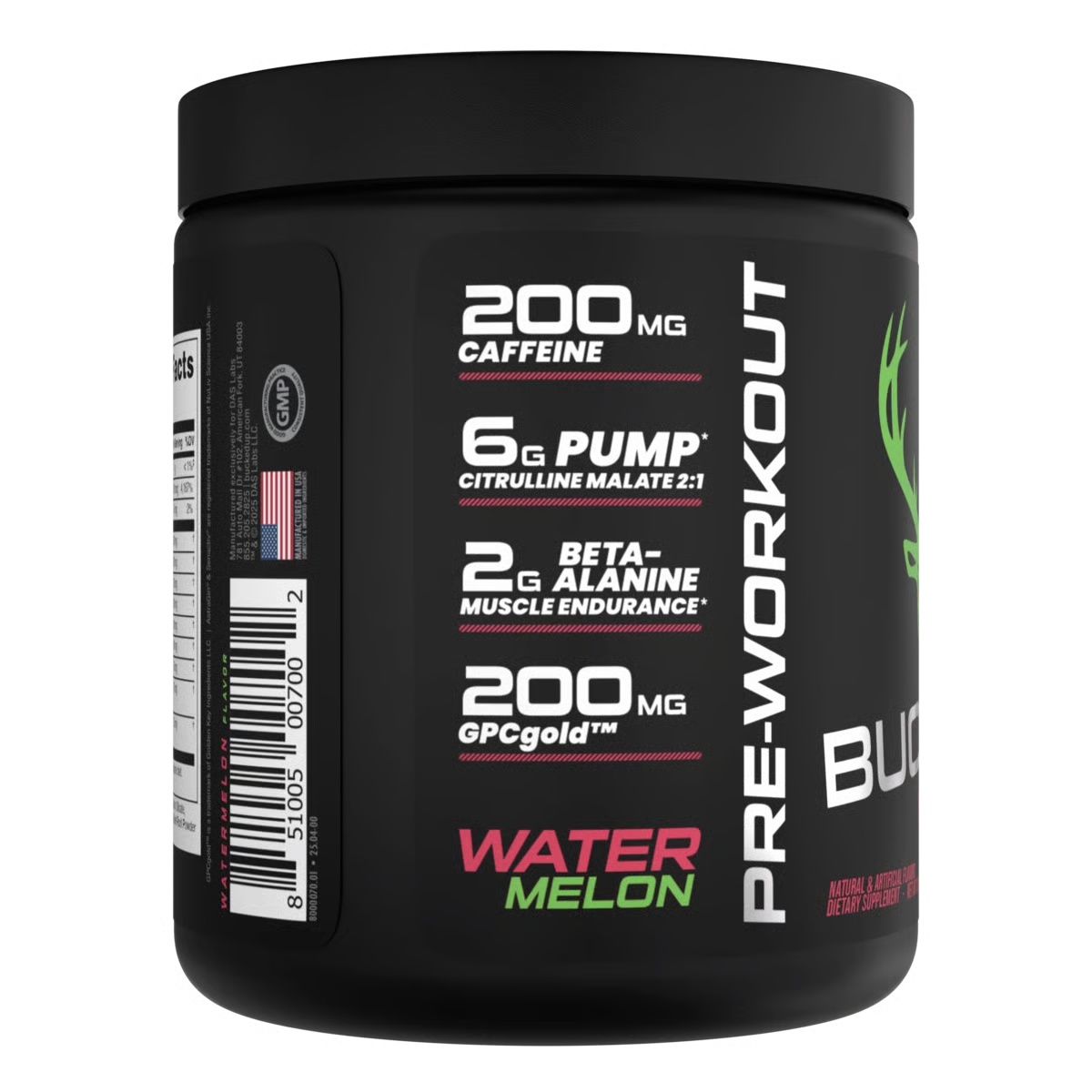 BUCKED UP | Pre-entreno / 30 Serv - Watermelon
