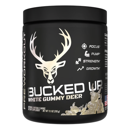 BUCKED UP | Pre-entreno / 30 Serv - White Gummy Deer