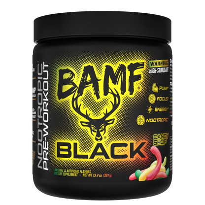 BUCKED UP | Pre-entreno Black BAMF 30 Serv - Candy Shop