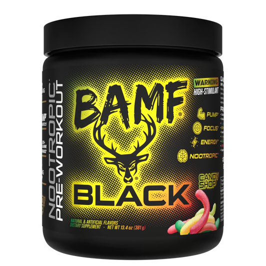 BUCKED UP | Pre-entreno Black BAMF 30 Serv - Candy Shop