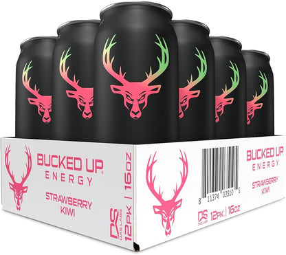 BUCKED UP | Energy Drink 12 pza - Strawberry Kiwi