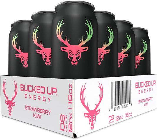 BUCKED UP | Energy Drink 12 pza - Strawberry Kiwi
