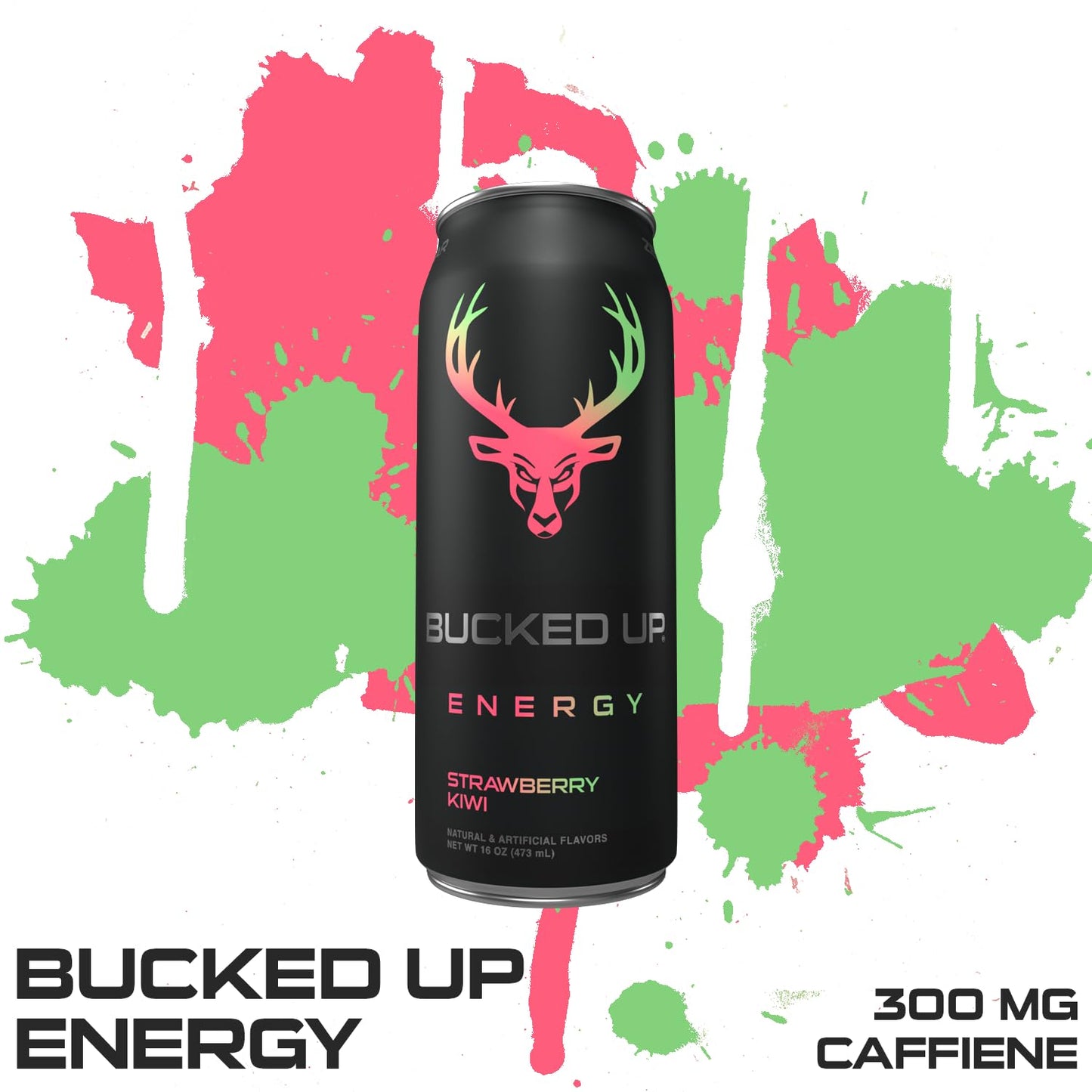 BUCKED UP | Energy Drink 12 pza - Strawberry Kiwi