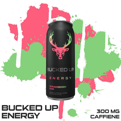 BUCKED UP | Energy Drink 12 pza - Strawberry Kiwi