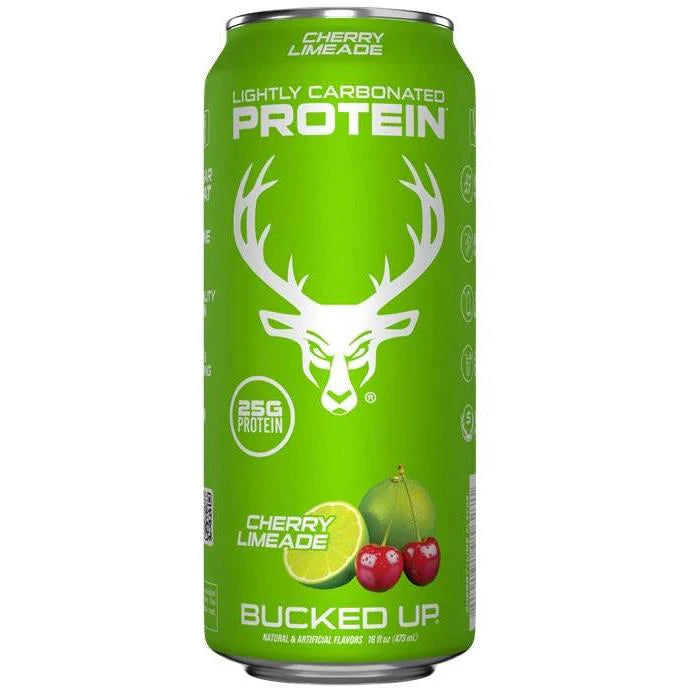 BUCKED UP | Lightly Carbonated Protein RTD / 12 pza - Cherry Limeade