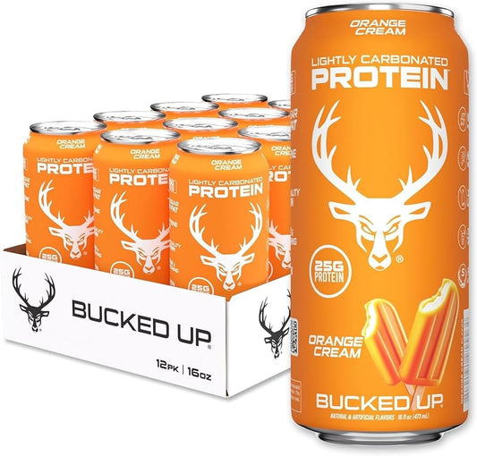 BUCKED UP | Lightly Carbonated Protein RTD / 12 pza - Orange Cream