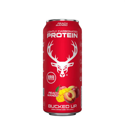 BUCKED UP | Lightly Carbonated Protein RTD / 12 pza - Peach Mango