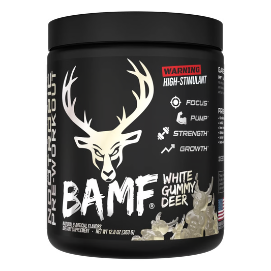 BUCKED UP | Pre-entreno BAMF 30 Serv - White Gummy Deer