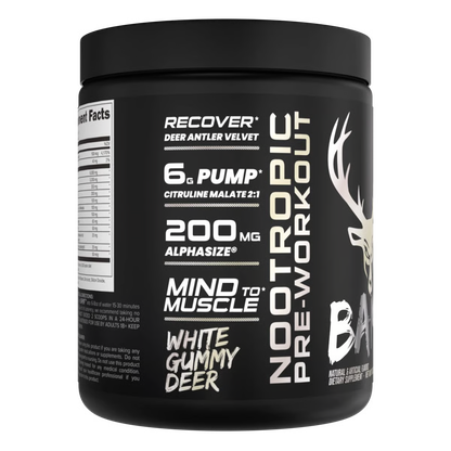 BUCKED UP | Pre-entreno BAMF 30 Serv - White Gummy Deer