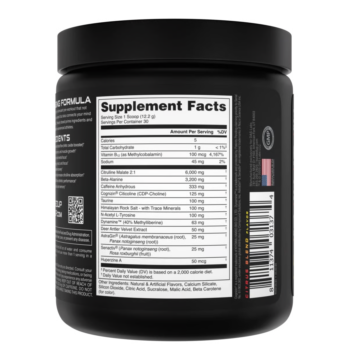 BUCKED UP | Pre-entreno BAMF 30 Serv - Gym N Juice Citrus