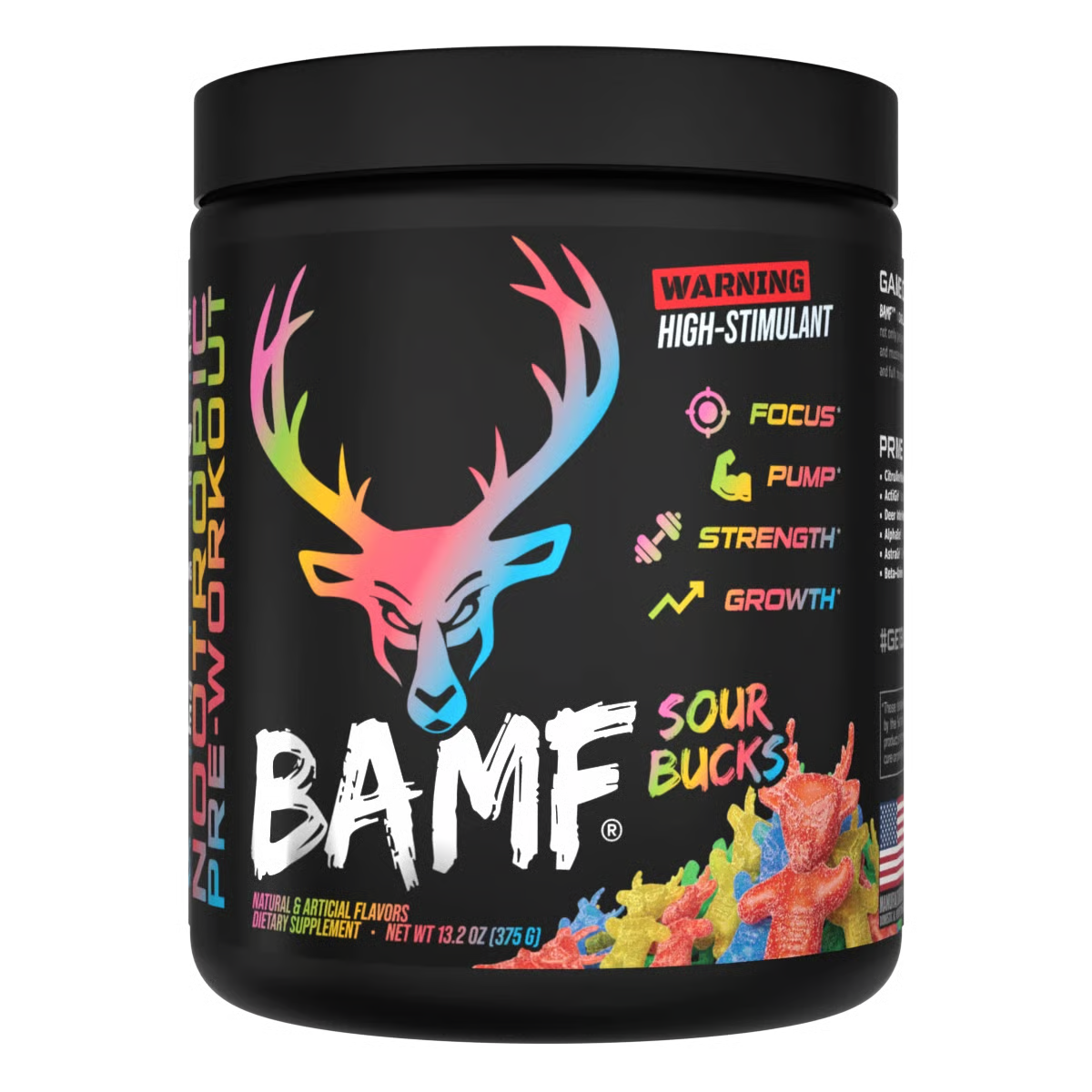 BUCKED UP | Pre-entreno BAMF 30 Serv - Sour Bucks