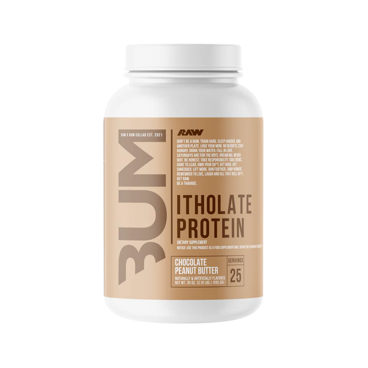 Raw| Cbum Proteína Itholate 1.72 lbs - Chocolate Crema de cacahuate