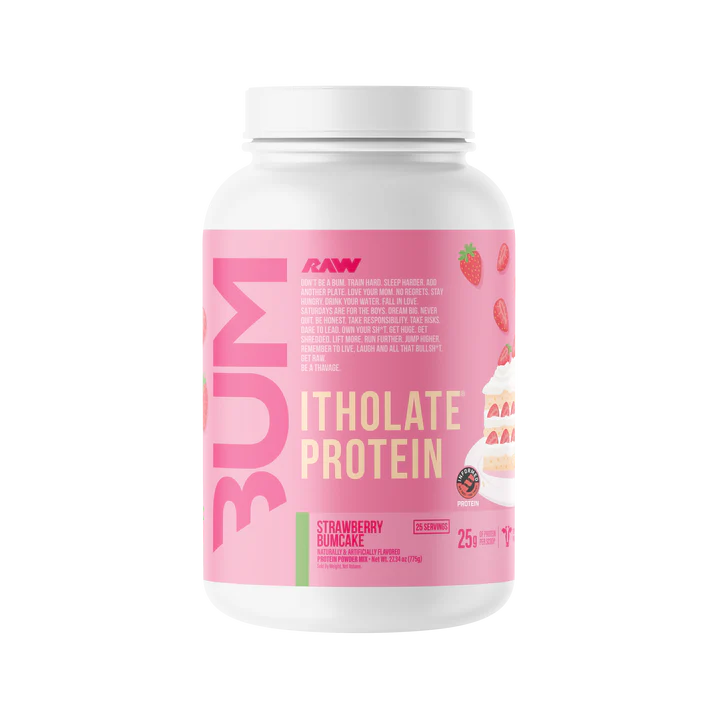 Raw| Cbum Proteína Itholate 1.72 lbs - Pastel de Fresa