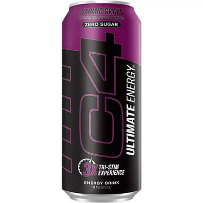 C4 | Ultimate Energy Drink Carbonated. 12 pza - Atomic Grape