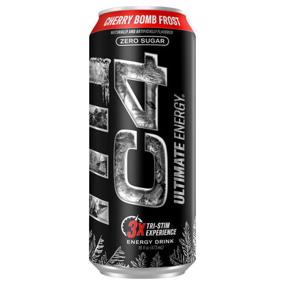 C4 | Ultimate Energy Drink Carbonated. 12 pza - Cherry Bomb Frost