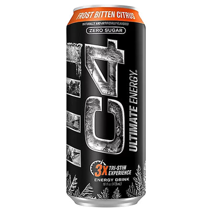 C4 | Ultimate Energy Drink Carbonated. 12 pza - Frost Bitten Citrus