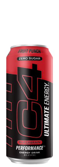 C4 | Ultimate Energy Drink Carbonated. 12 pza - Fruit Punch