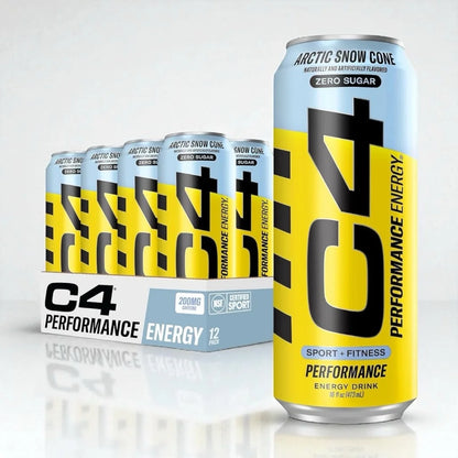 C4 | Energy Drink Carbonated 12 pza - Arctic Snow Cone