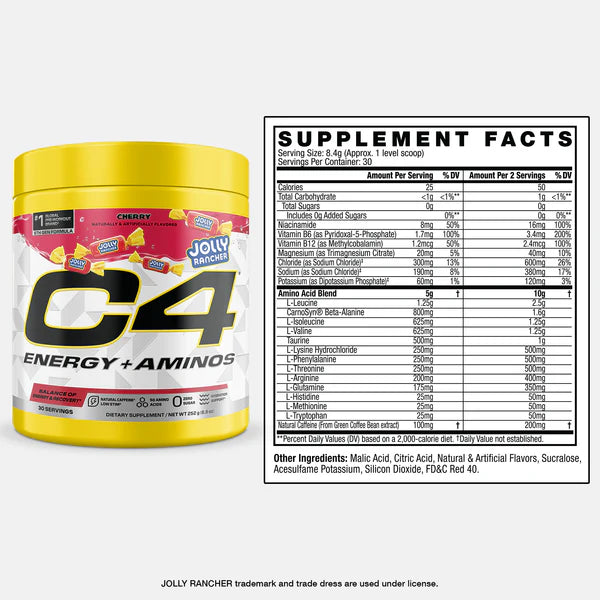 C4 | Energy + Aminos - Cherry Jolly Rancher