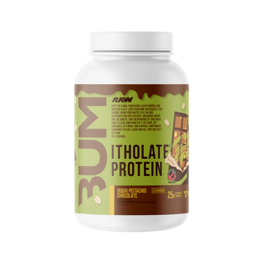 Raw| Cbum Proteína Itholate 2 lbs - Dubai Pistache Chocolate