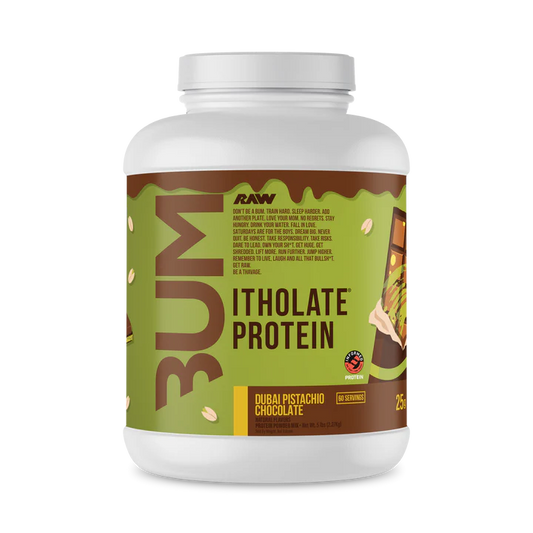 Raw| Cbum Proteína Itholate 5 lbs - Chocolate de Pistache de Dubai