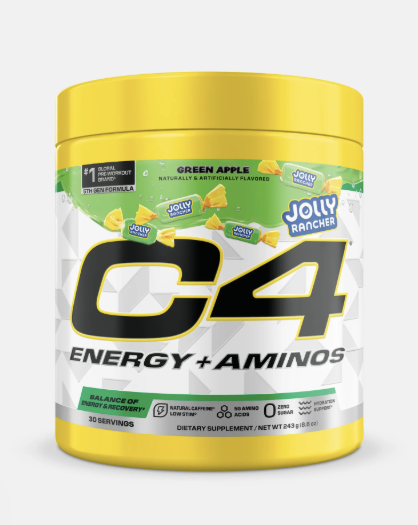 C4 | Energy + Aminos - Green Apple Jolly Rancher
