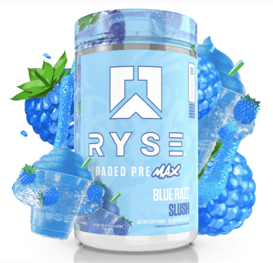 RYSE | Loaded Pre Max - Blue Razz Slush