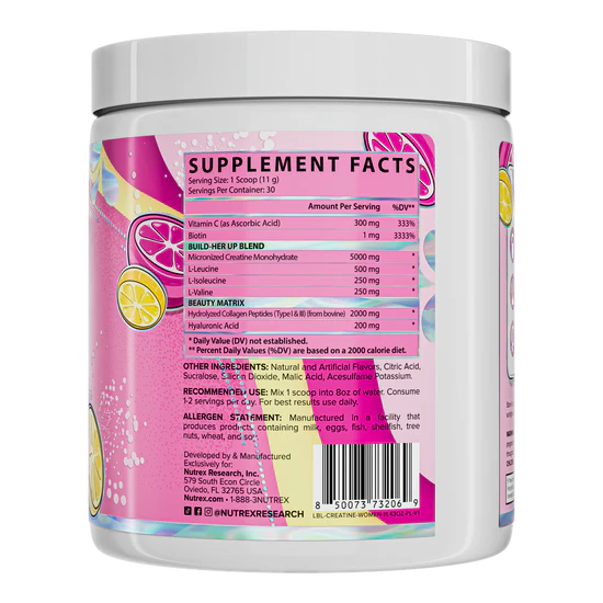 NUTREX | Creatina Monohidratada Women - Pink Lemonade