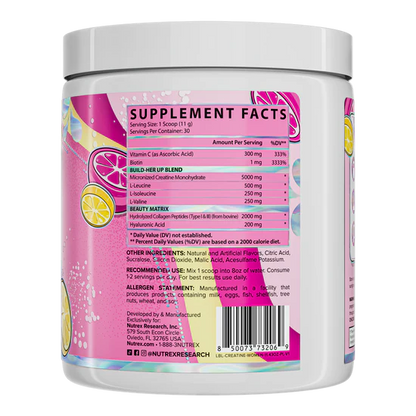 NUTREX | Creatina Monohidratada Women - Pink Lemonade
