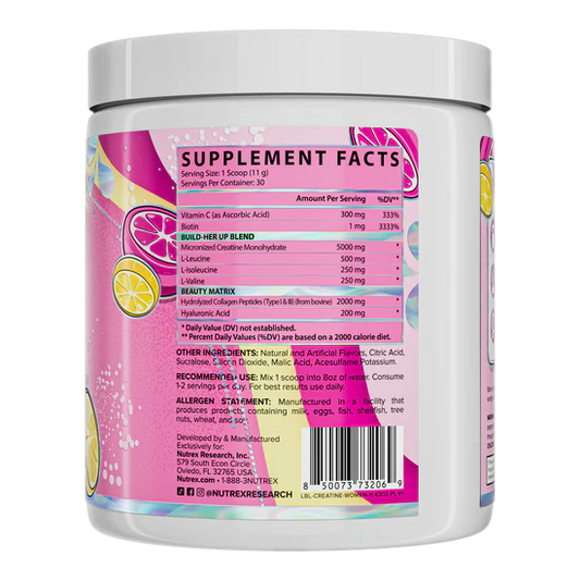 NUTREX | Creatina Monohidratada Women - Pink Lemonade